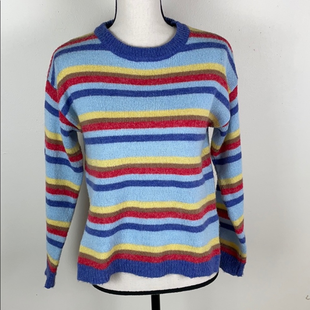 ⭐️🌸Harper Heritage blue stripe sweater size small